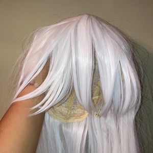 Halloween Anogol Vocaloid 32”  Synthetic Bangs Hair Wig Cosplay Party Costume